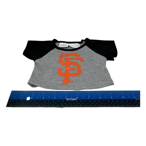 San Francisco Giants Build-A-Bear Gray & Black Raglan Shirt - Picture 11 of 12